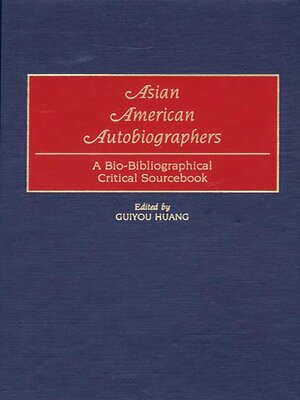 cover image of Asian American Autobiographers